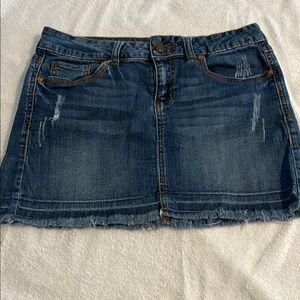 Candie's Blue Tan Mini Skirt Night Out